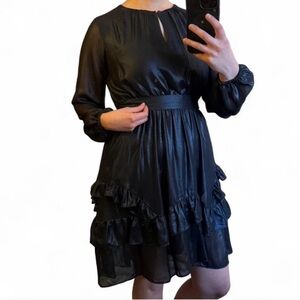 Simply Vera Vera Wang Black Long Sleeve Dress